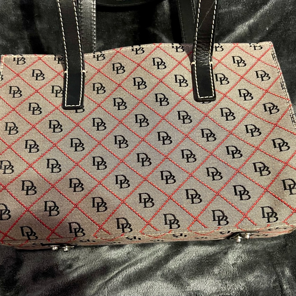 Dooney & Bourke Black and Red Tote.
Medium Size. - Picture 2 of 13